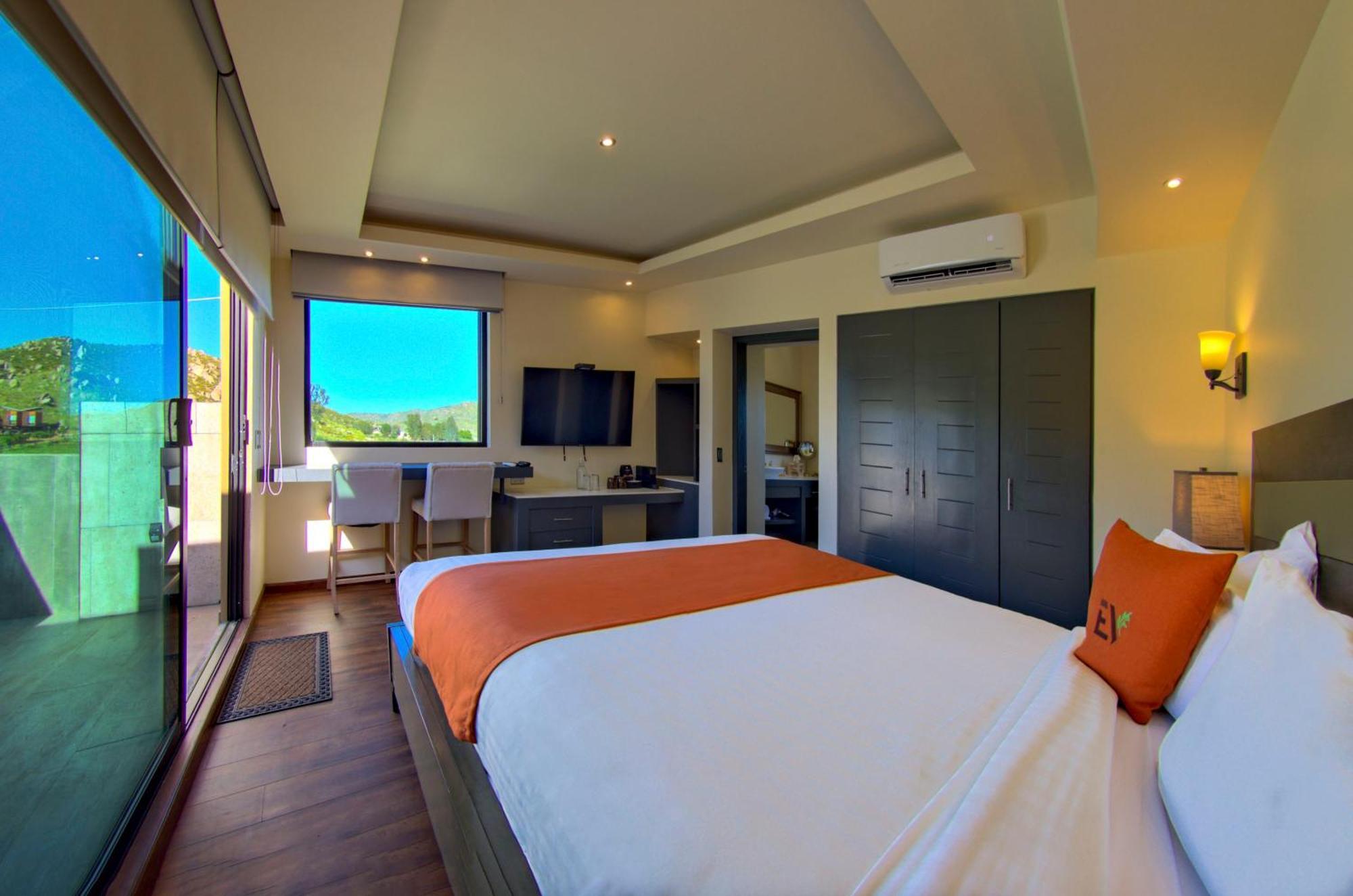Entre Vinedos By Hotel Boutique ואלה דה גוואדלופה חדר תמונה