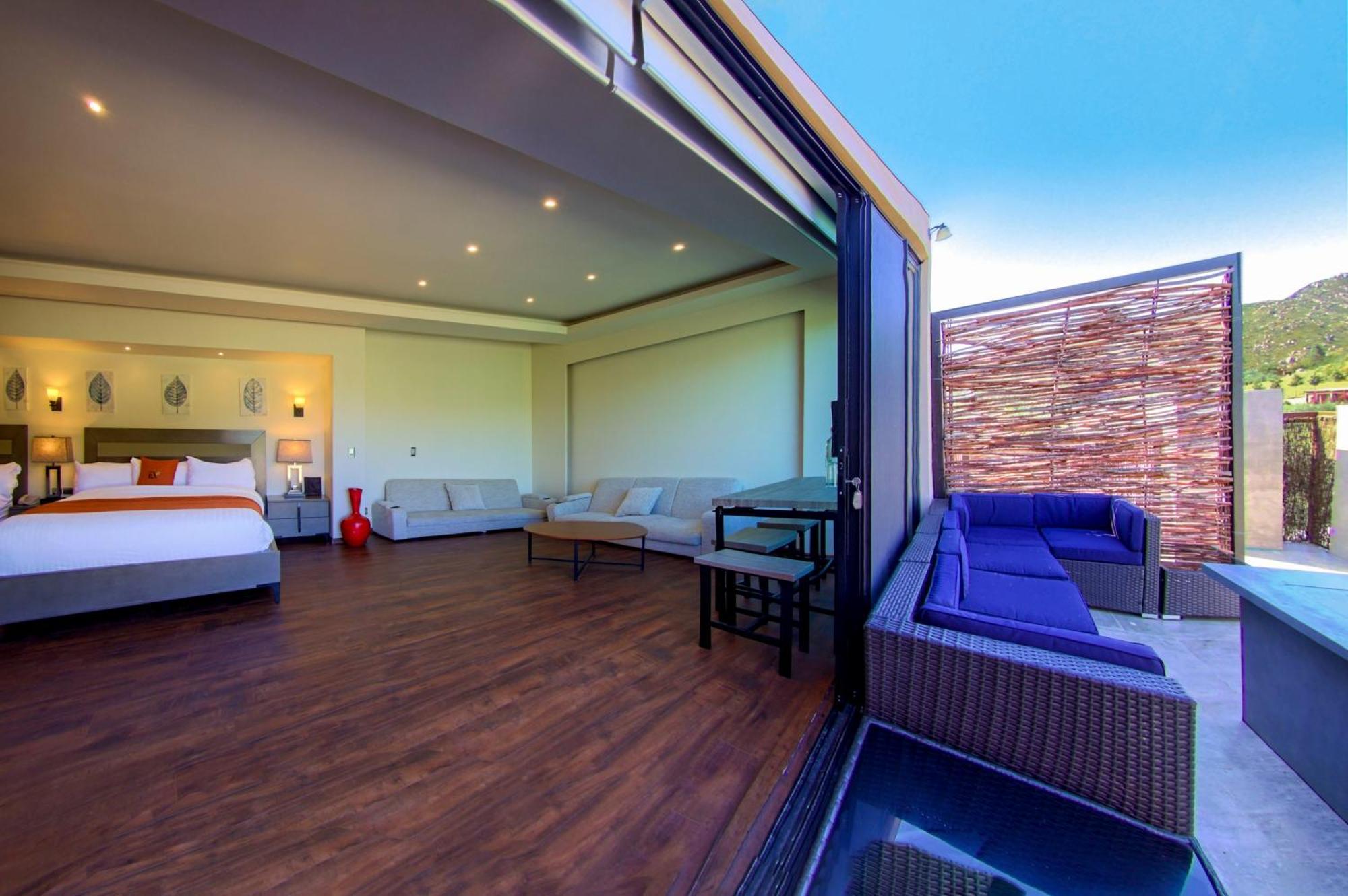 Entre Vinedos By Hotel Boutique ואלה דה גוואדלופה חדר תמונה