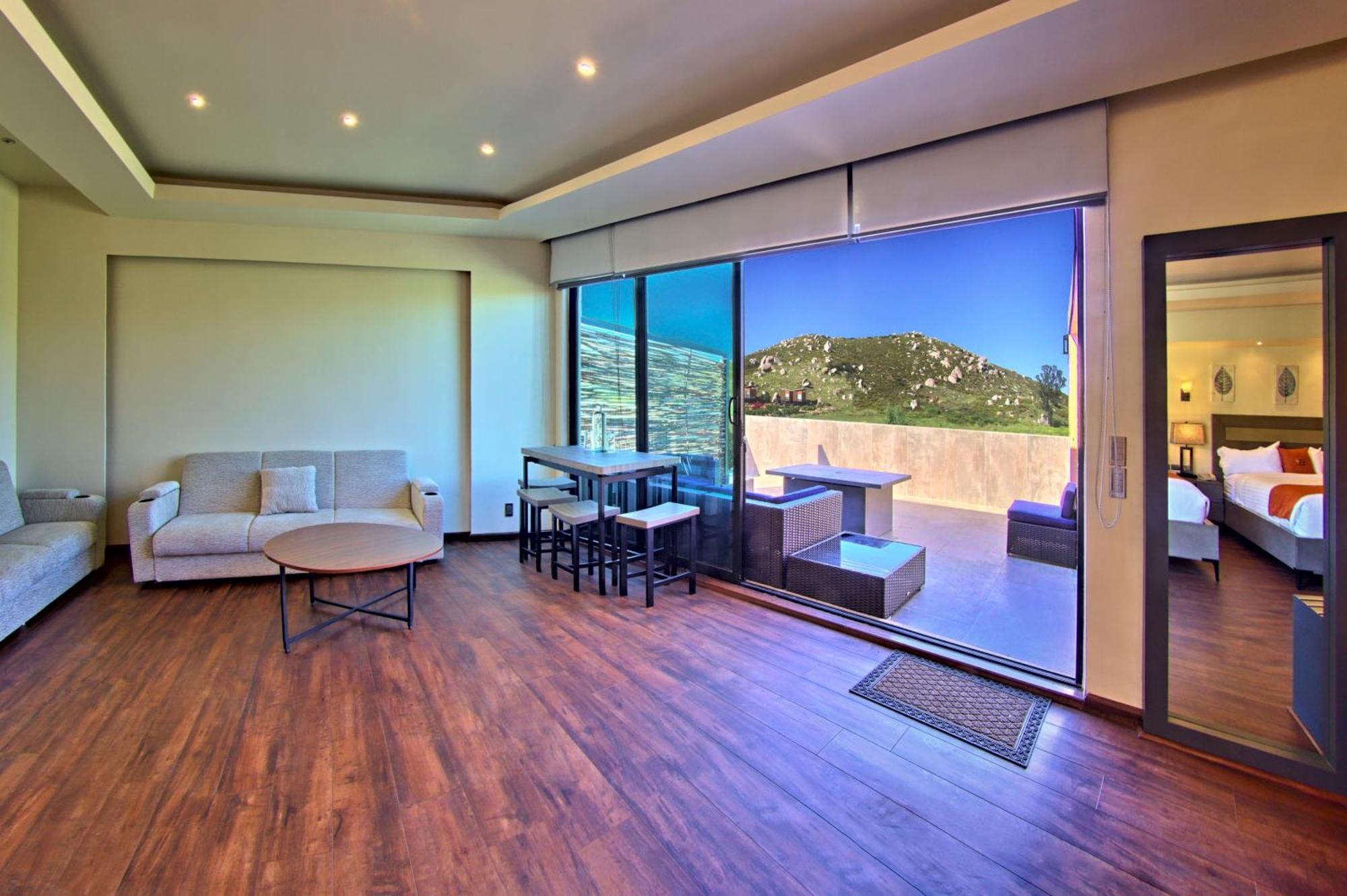 Entre Vinedos By Hotel Boutique ואלה דה גוואדלופה חדר תמונה